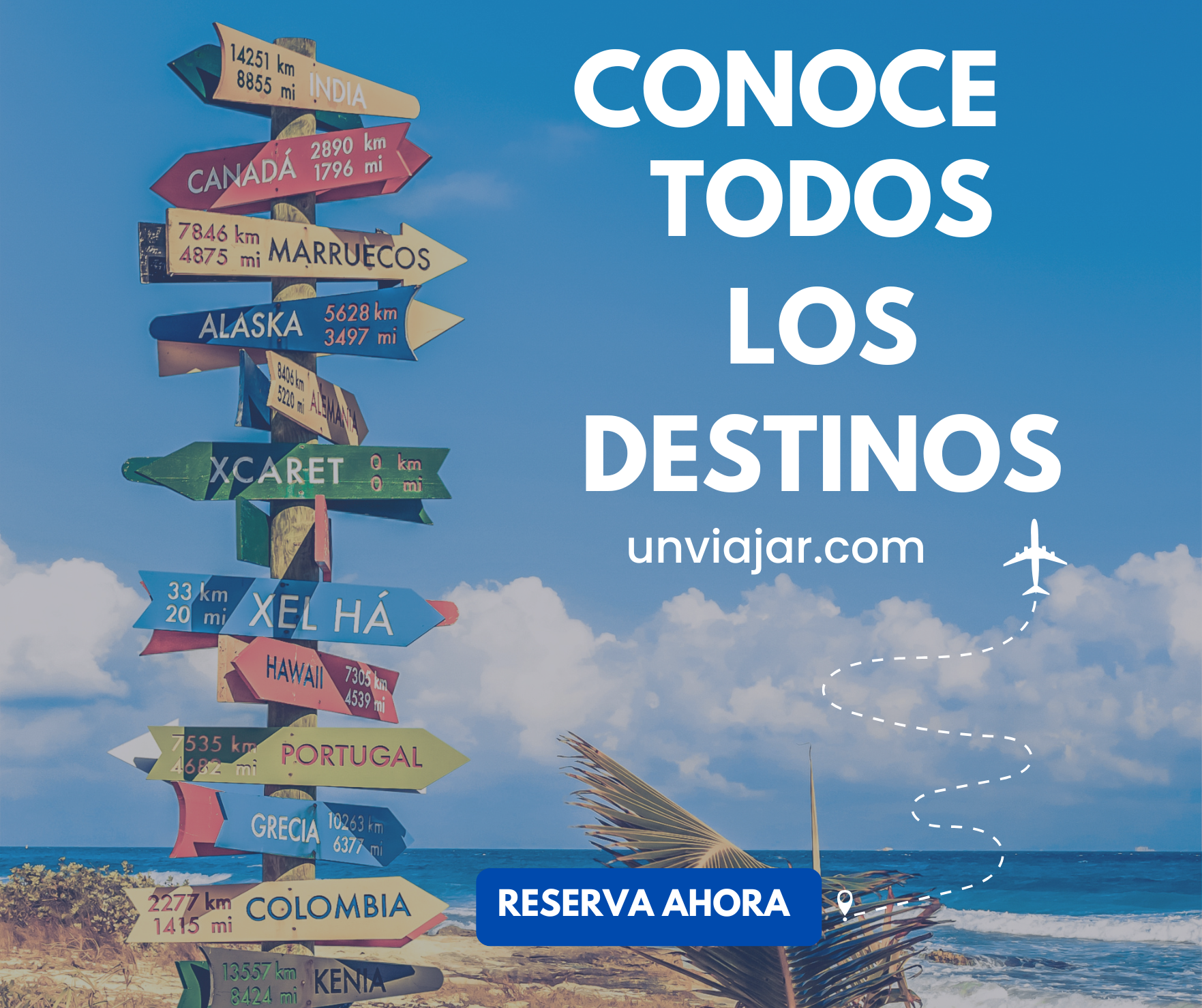 conoce los destinos